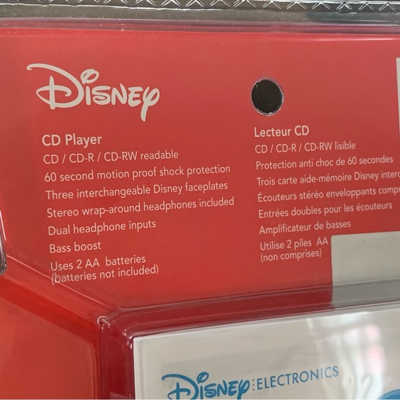 Y2K Disney Mickey Mouse CD Player & headphones Brand New NIB NWT - Picture 6 of 8